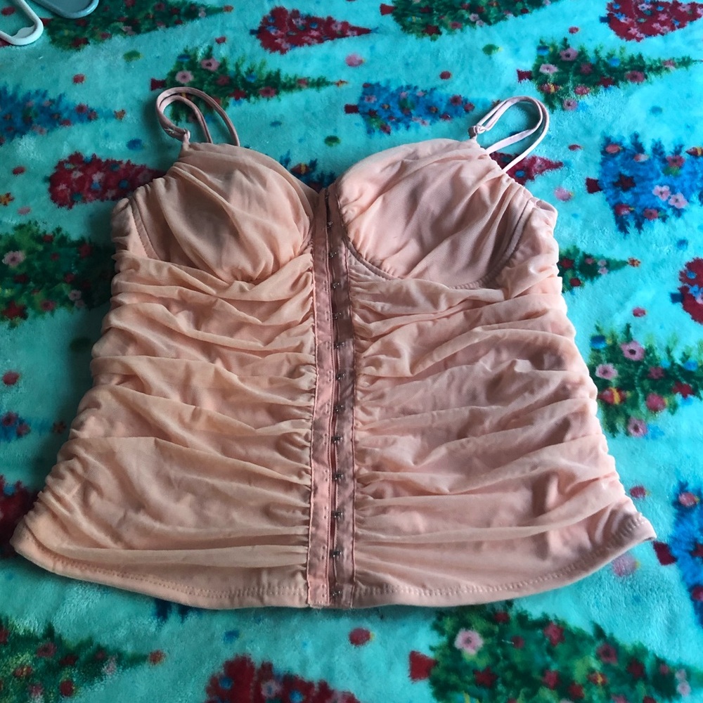 Pink crop top XL